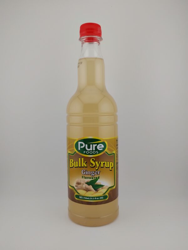 Pure Bulk Syrup Ginger Flavoured 750ml