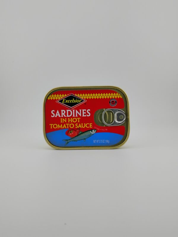 Excelsior Sardines in hot tomato sauce 106g