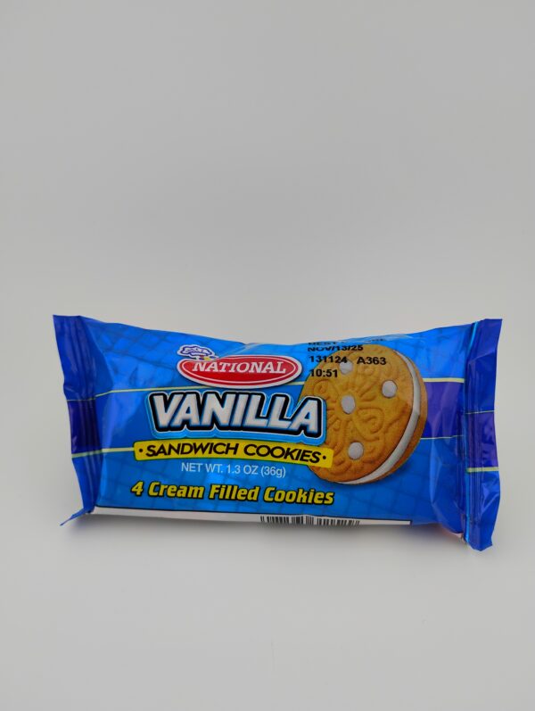 National Vanilla sand Sandwich Cookies 1.3oz